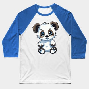 Cuteness overload with this adorable baby panda cartoon Baseball T-Shirt